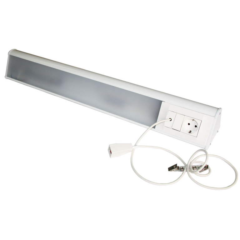 Светильник СНС-16/40-ДП ПБО10-46-001 LED, прикроватный с розеткой, выключателем, кнопкой вызова правосторонний, белый, Трансвит